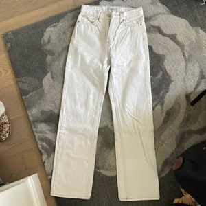 Ivory BDG straight leg jeans from Urban Outfitters